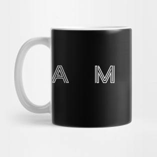 Amiri Text Logo Mug